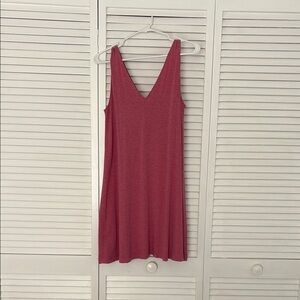 Elegant Pink Sleeveless Dress